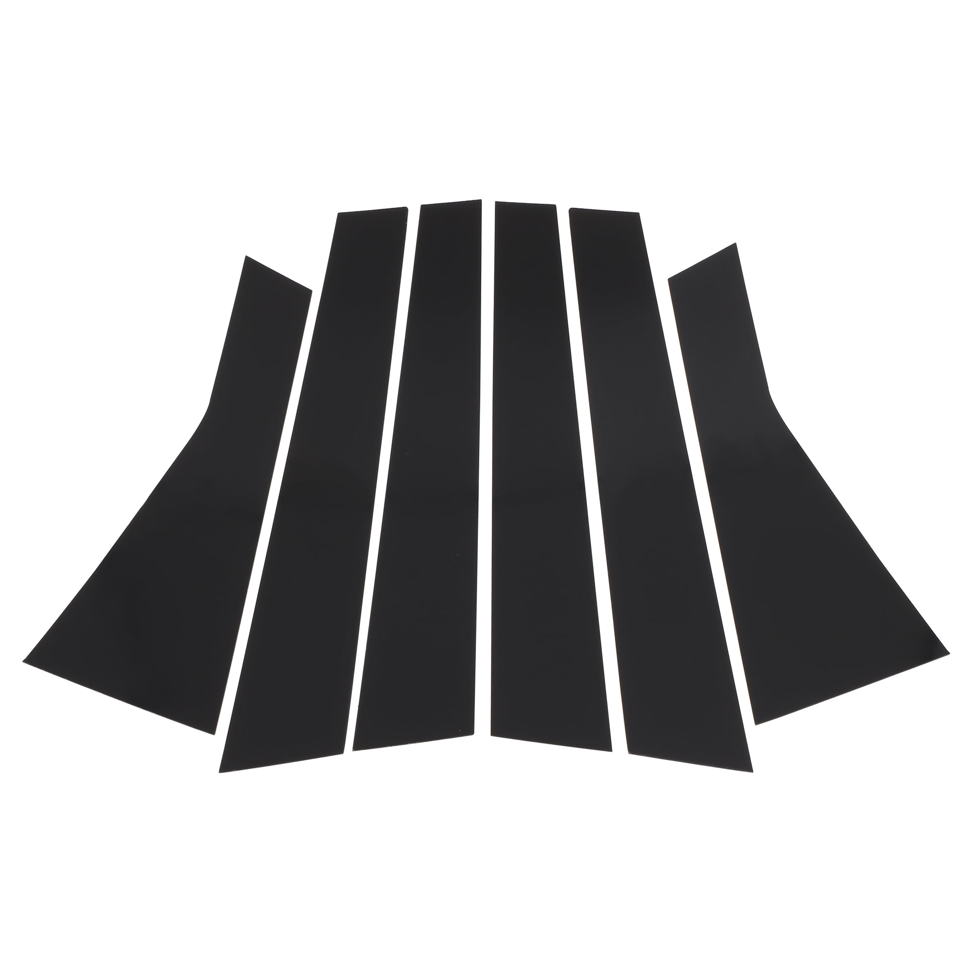 Unique Bargains Door Pillar Window Trim for Jeep Cherokee 2014-2020 Sticker Cover Black