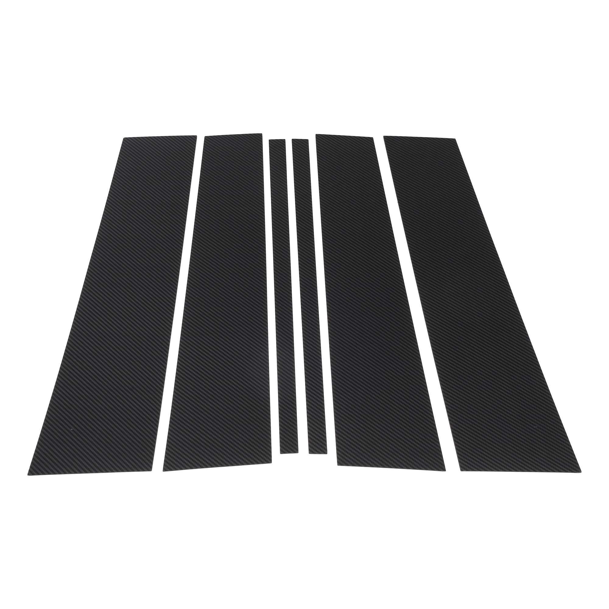 Unique Bargains Door Window Trim for Cadillac Deville/DTS 2000-2011 6 Pcs Light Black