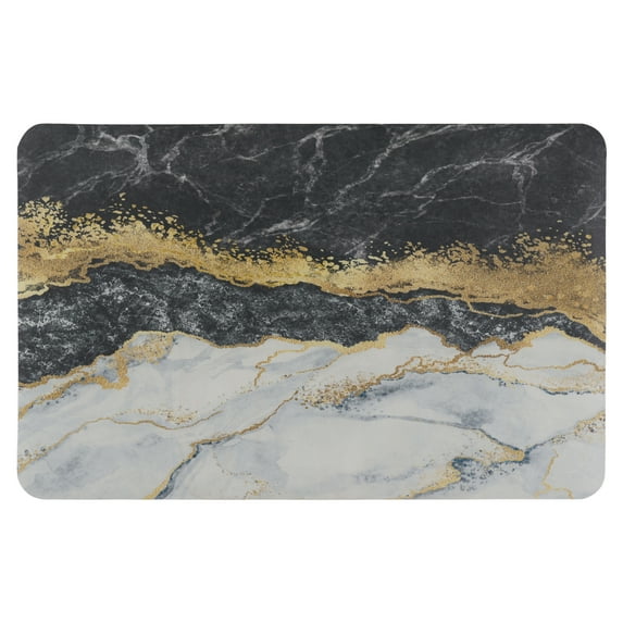 Unique Bargains Doormat Resistant Washable Front Door Shoe Mat for Indoor and Outdoor Geometry-3 16"x24"