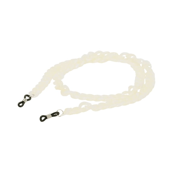 Unique Bargains Dopamine Color Pattern Eyeglass Chain 27.56" 1 Pc Beige