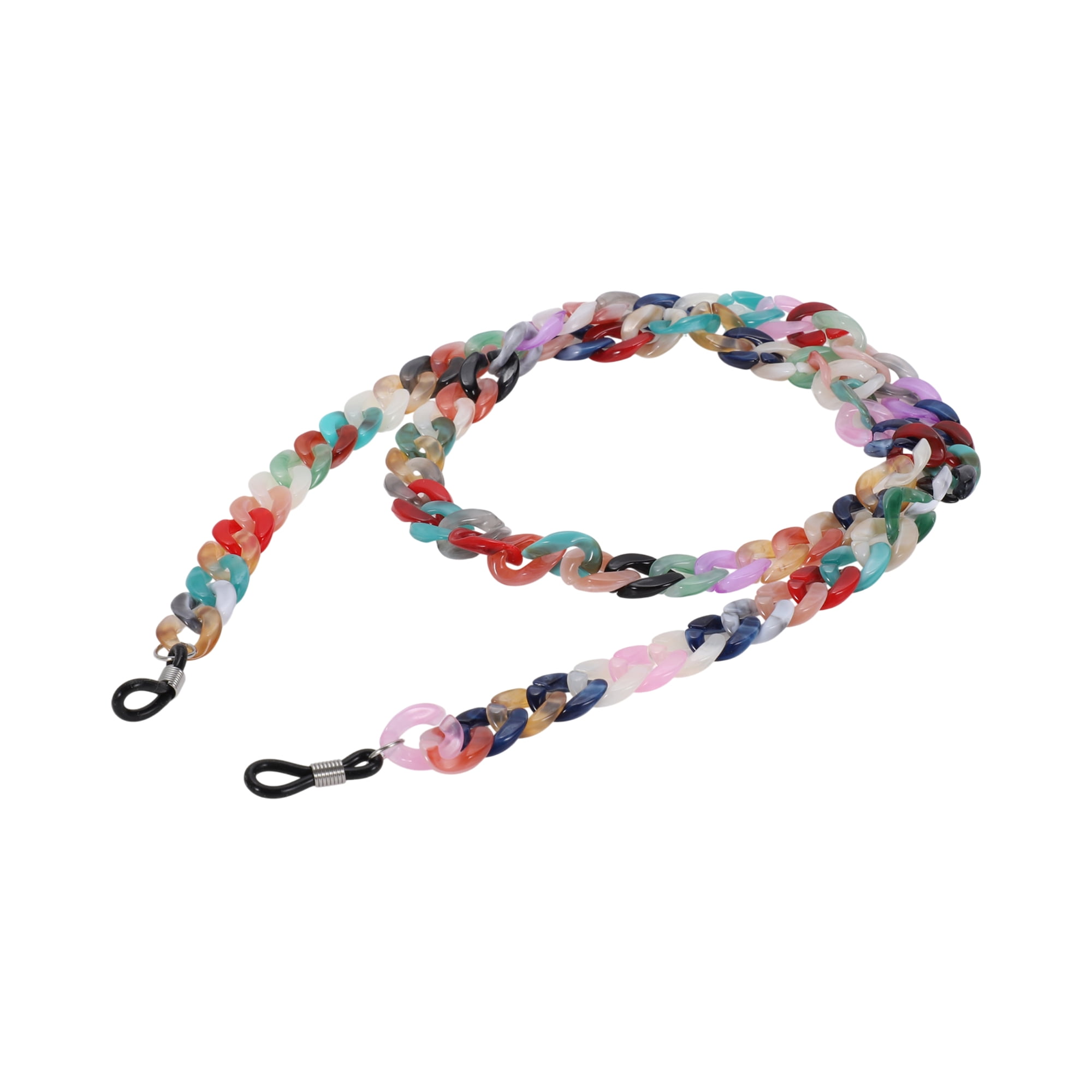 Unique Bargains Dopamine Color Pattern Eyeglass Chain 27.56" 1 Pc Multicolour