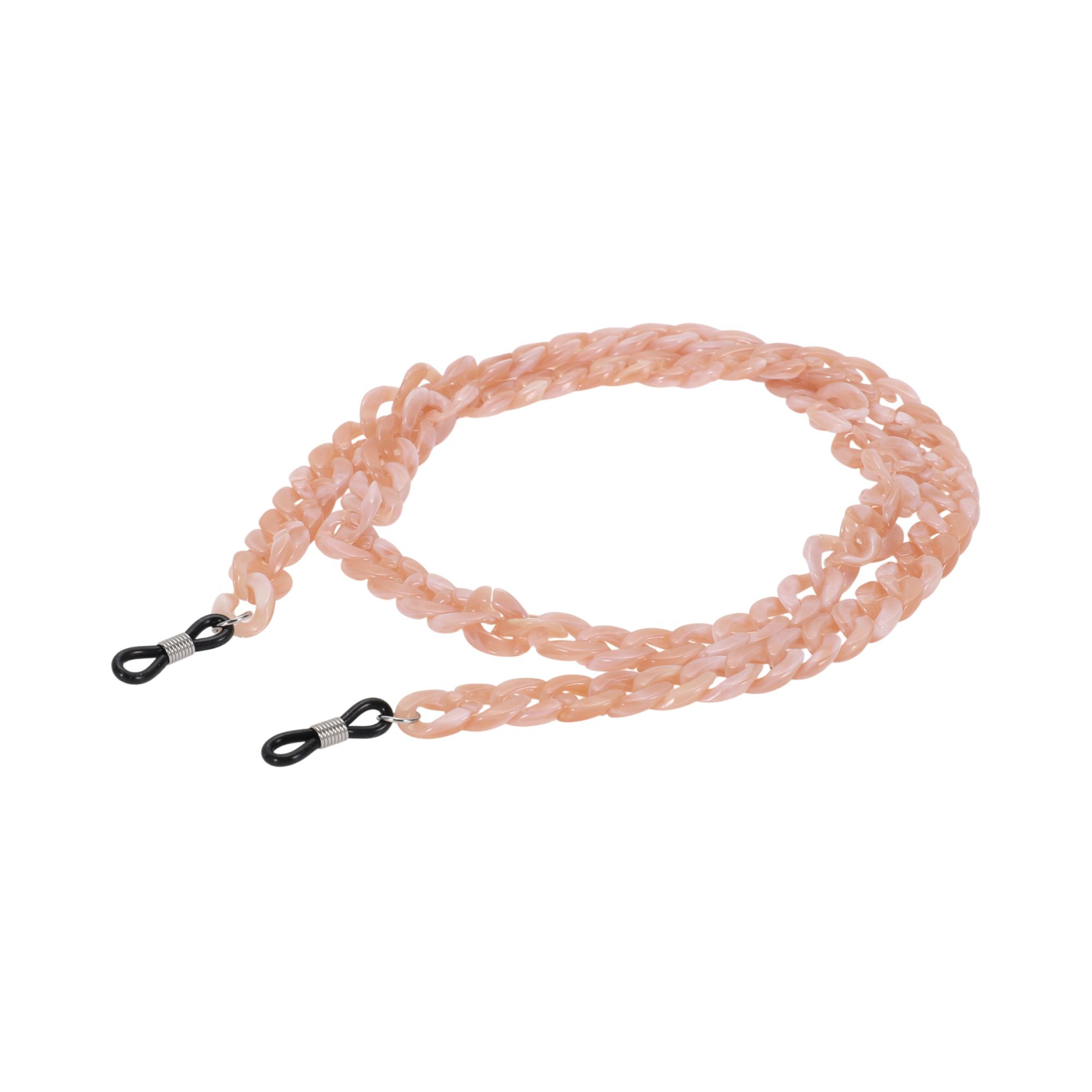 Unique Bargains Dopamine Color Pattern Eyeglass Chain 27.56" 1 Pc Nude Pink