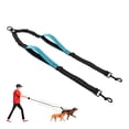 thumbnail image 1 of Unique Bargains Double Dog Leash No Tangle Dual Leash for Two Dogs with Adjustable Long Rope and Dual Control Handles Design for Training Pets Sky Blue, 1 of 7