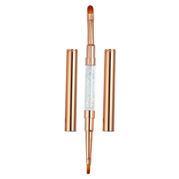 Unique Bargains Double Ended Nail Art Brush Gel Polish Striping Nail Art Painting Tools for Home DIY Manicure