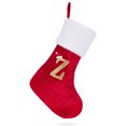 thumbnail image 1 of Unique Bargains Double Layer Modern Cozy Reindeer Christmas Stocking Letter Z 18", 1 of 6