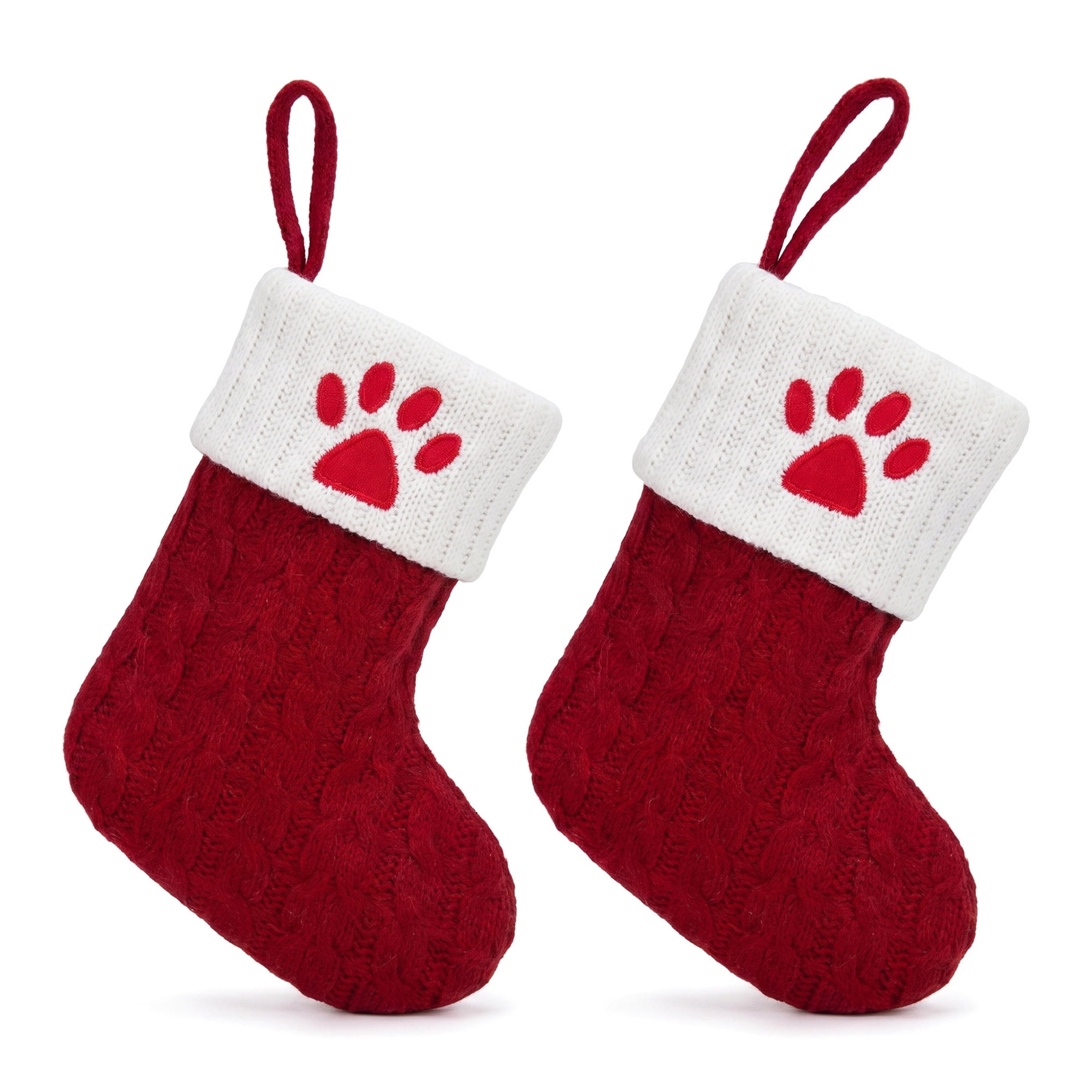 Unique Bargains Double Layer Shabby Chic Christmas Stocking Claw 6" Opening Width