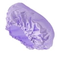 thumbnail image 1 of Unique Bargains Double Layer Shower Cap Hair Cap for Bath 1Pc Purple, 1 of 3