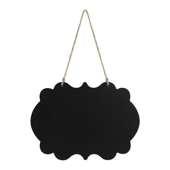 Unique Bargains Double Sided Hanging Sign Cloud Shape 6.7in