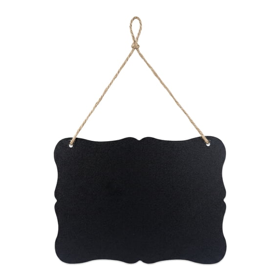 Unique Bargains Double Sided Hanging Sign Crimping 6.7in
