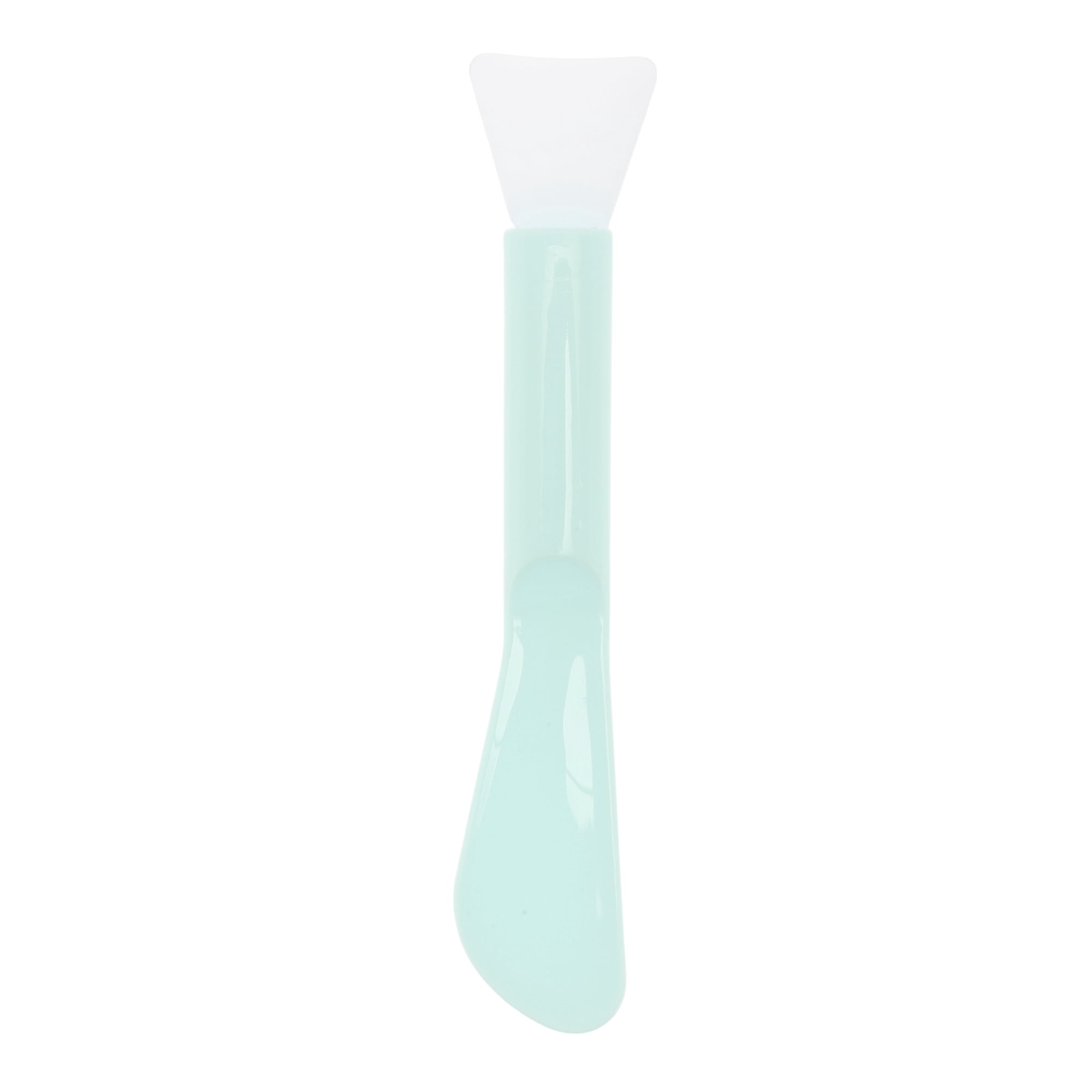 Unique Bargains Double-headed Shovel Type Facial Mask Brush 1 Pc Blue