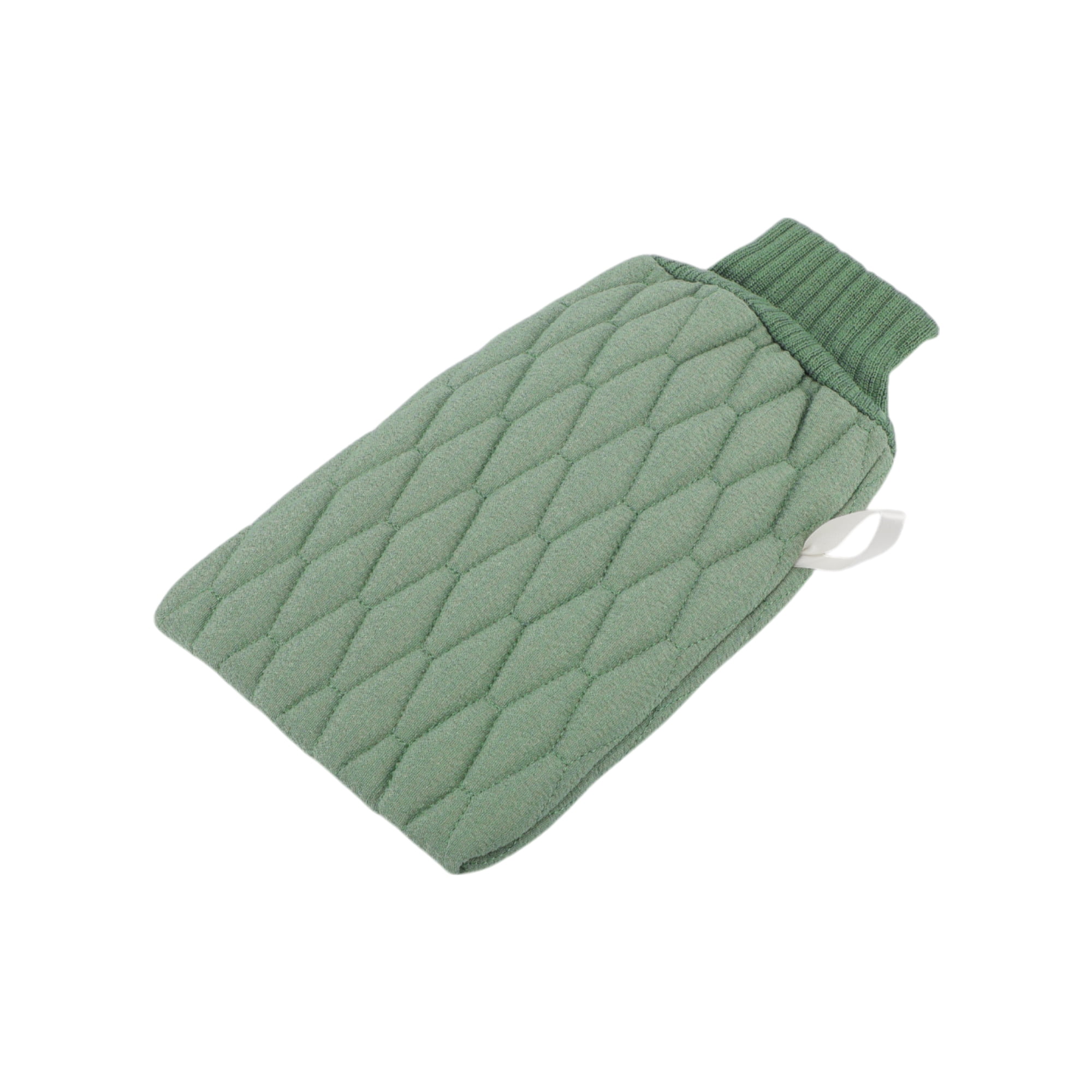 Unique Bargains Double-sided Bath Towel for Shower Room 5.51"x9.06" 1 Pc Green