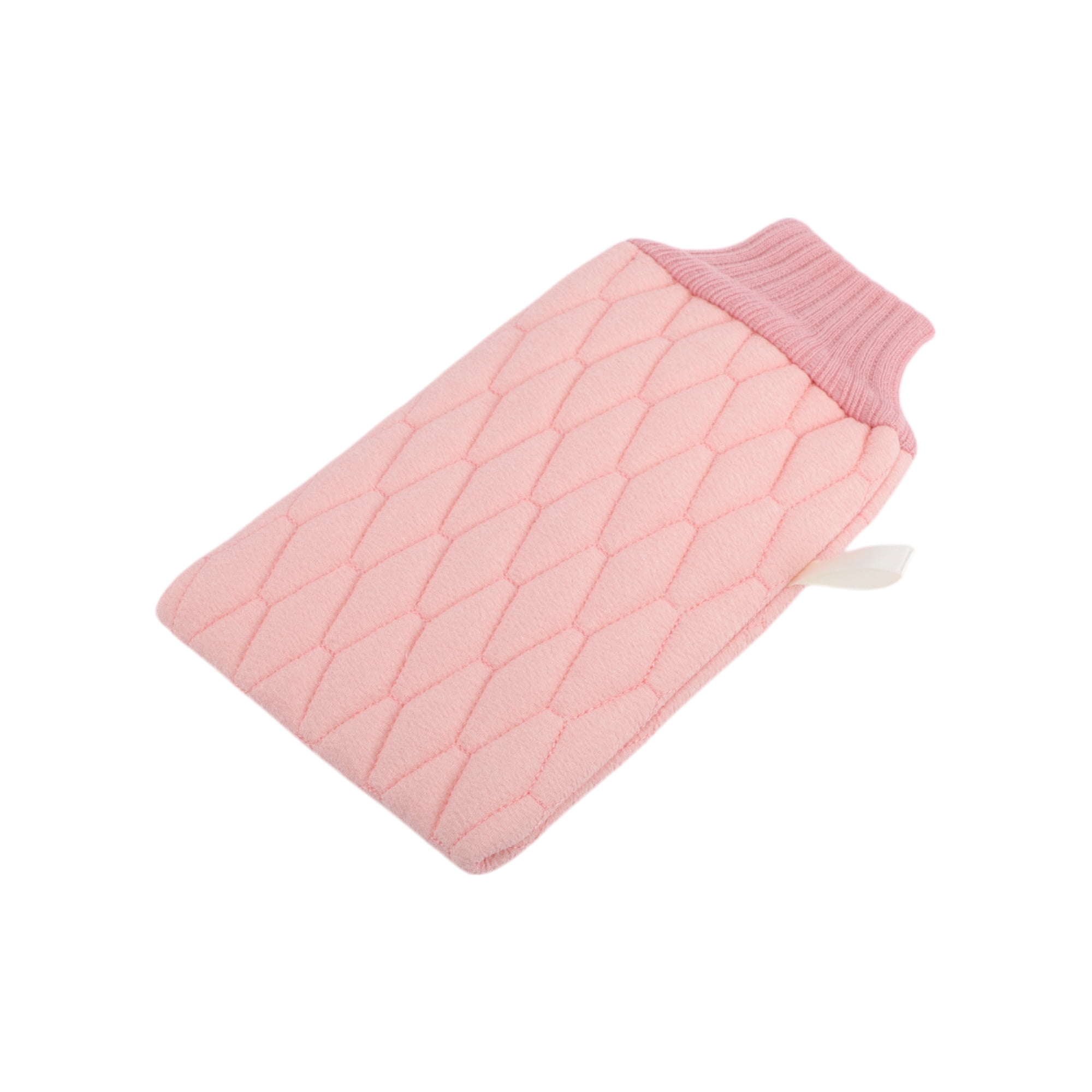 Unique Bargains Double-sided Bath Towel for Shower Room 5.51"x9.06" 1 Pc Pink