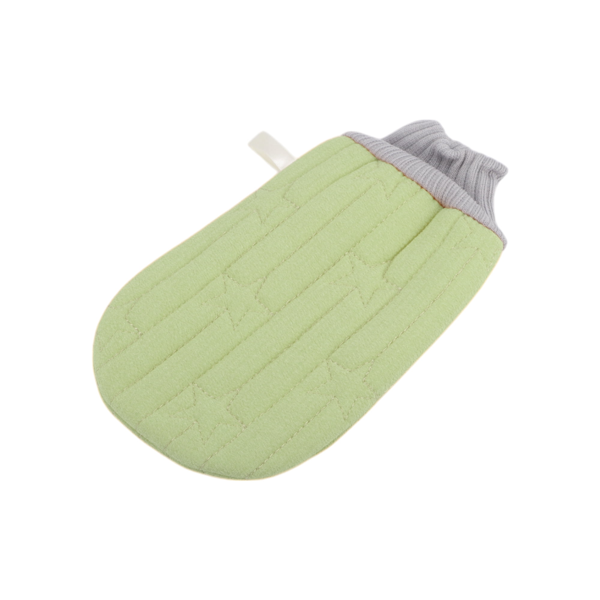 Unique Bargains Double-sided Gloves Bath Towel for bathroom 5.51"x9.06" 1 Pc Green