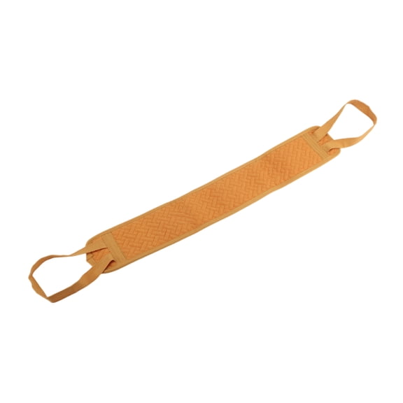 Unique Bargains Drawstring Back Bath towel for bathroom 33.46"x3.54" 1 Pc Turmeric