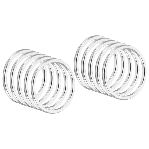 Unique Bargains Dream Catcher Rings Metal Macrame Wreath Floral Round Ring Silver-1.4 Inch