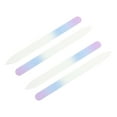 thumbnail image 1 of Unique Bargains Dual-Color Glass Multifunctional Nail File 4 Pcs Blue, 1 of 6