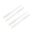 thumbnail image 1 of Unique Bargains Dual-Color Glass Multifunctional Nail File 4 Pcs White Gradient Green, 1 of 6