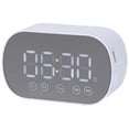 thumbnail image 1 of Unique Bargains Digital Alarm Clock with FM Radio for Heavy Sleepers 3.3"x1.6"x2" White, 1 of 6