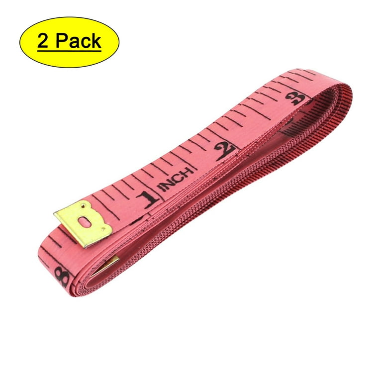 Unique Bargains 1.5m 60 Long Pink Plastic Tape Measure Tailor Sewing Ruler