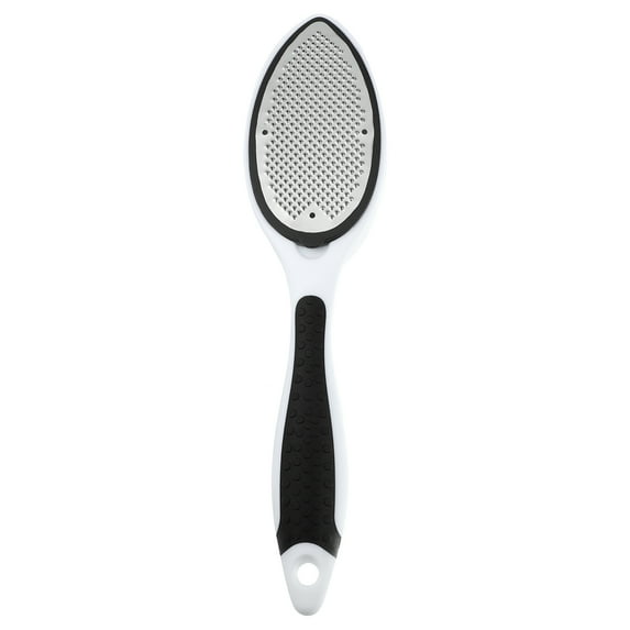Unique Bargains Dual Sided Foot File Removes Dead Skin Pedicure Feet Care Tool White