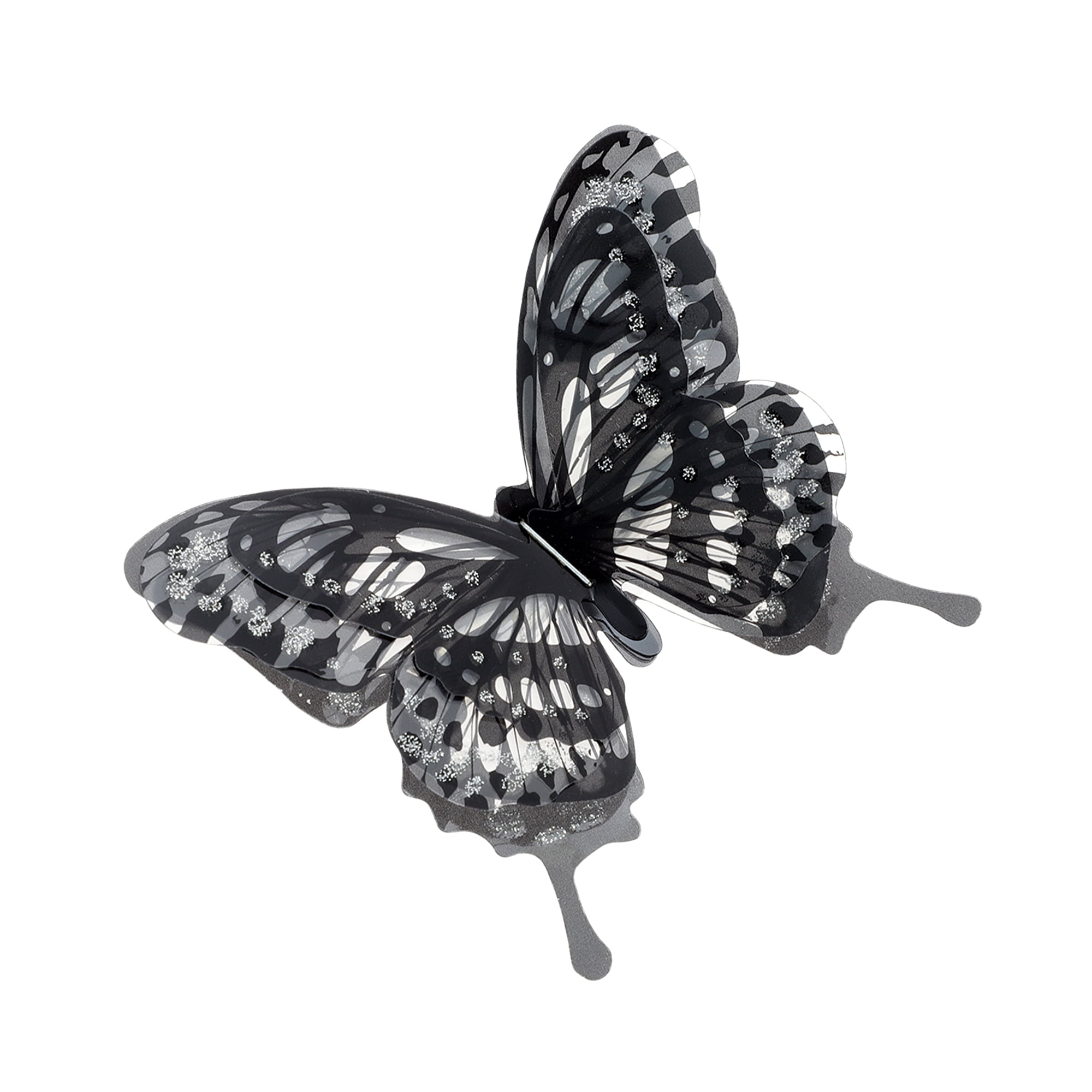 Unique Bargains Duckbill Butterfly Hair Clips Black 1 Piece for Stylish Hair