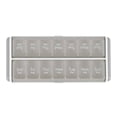 thumbnail image 1 of Unique Bargains Durable 14 Grids Double Row Pill Organizer Case Gray, 1 of 6