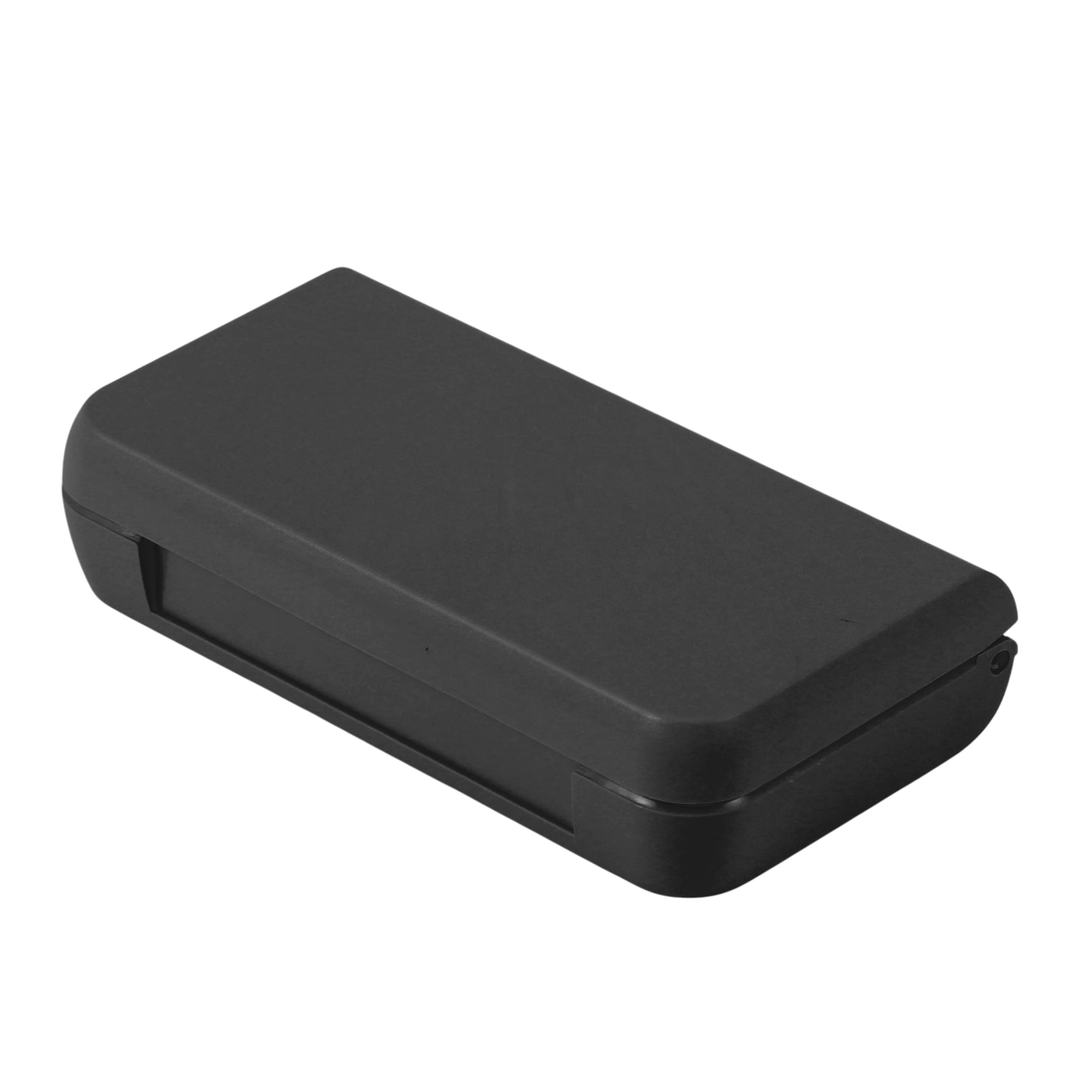 Unique Bargains Durable 3 Grids Single Layer Pill Case for Travel 1 Pc Black
