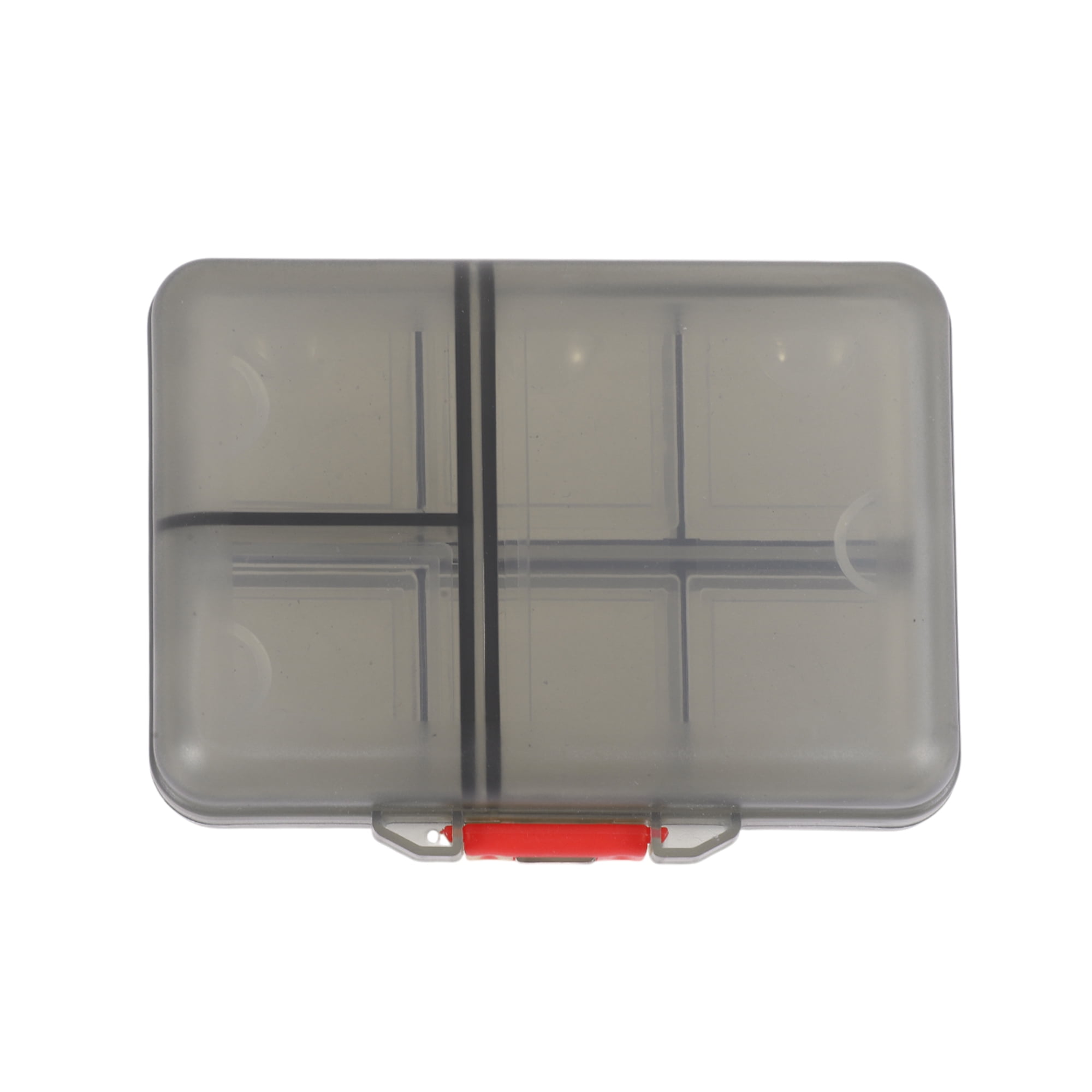 Unique Bargains 9 Grids Double Layer Pill Case for Travel 1 Pc Gray