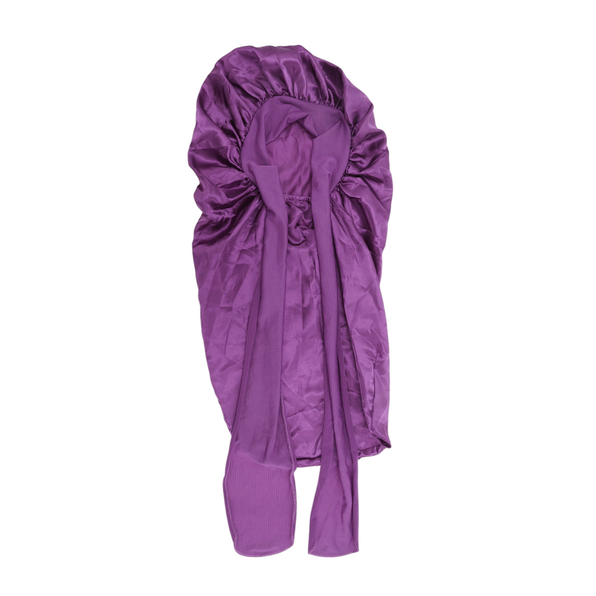 Unique Bargains Durable Bow Shower Cap 1 Pc Dark Purple