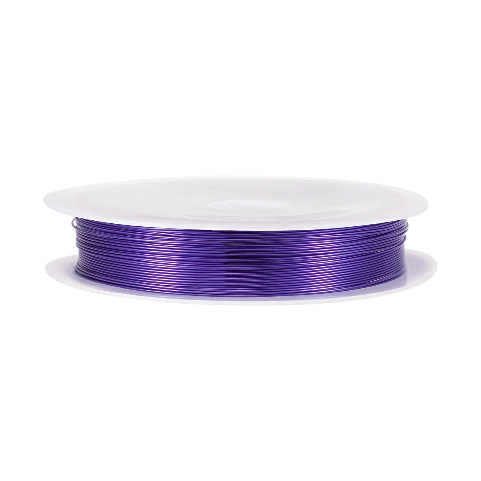 Unique Bargains Durable Copper Wire Resistant Beading Wires for Crafting and DIY Projects Purple 9m