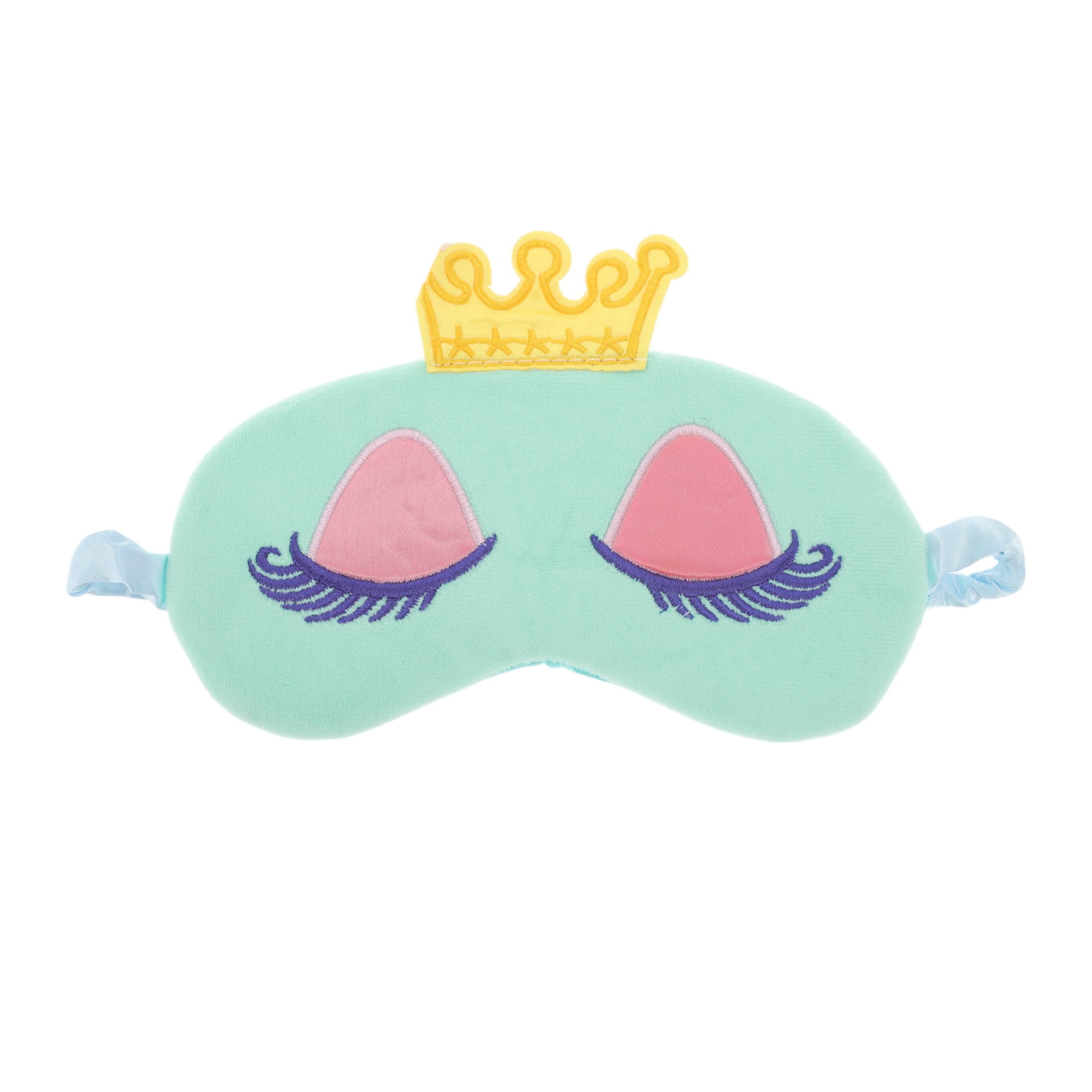 Unique Bargains Durable Crown Eye Mask for Travel Comfortable Adjustable Design Blue