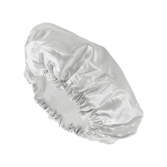 Unique Bargains Durable Double Layer Shower Caps Gray 1 Pc