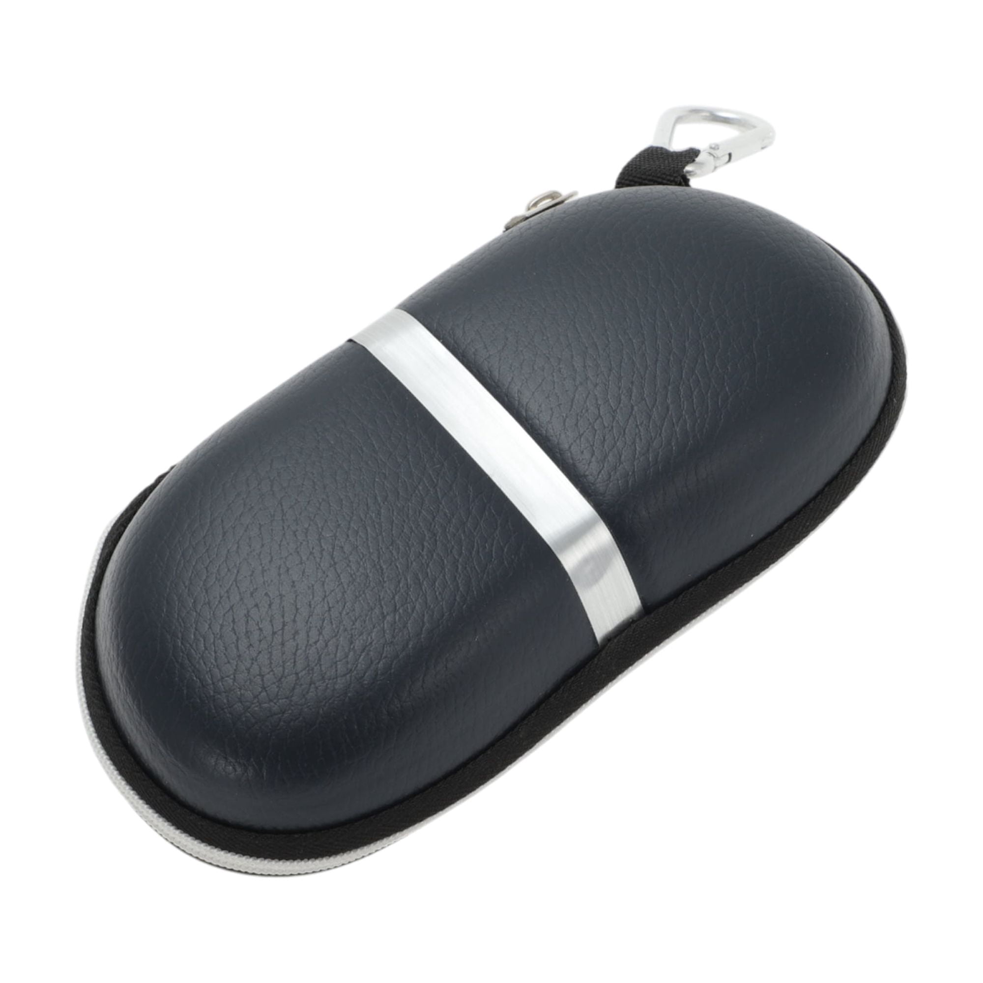 Unique Bargains Durable Eyeglasses Storage Case with Soft Lining Dark Blue