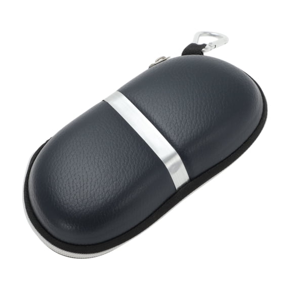 Unique Bargains Durable Eyeglasses Storage Case with Soft Lining Dark Blue