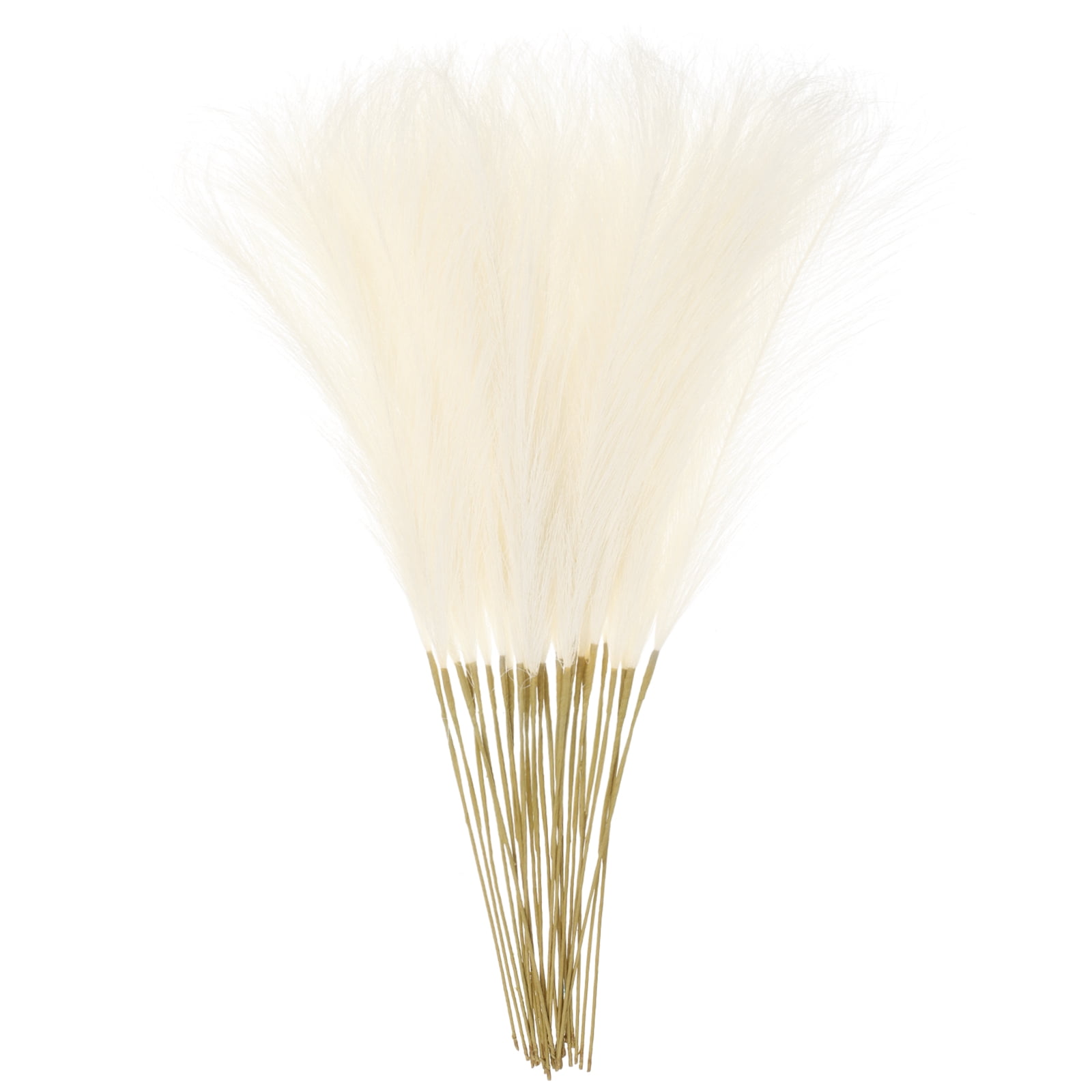 Unique Bargains Durable Faux Pampas Grass Artificial Fake Dried Grass Decor Beige
