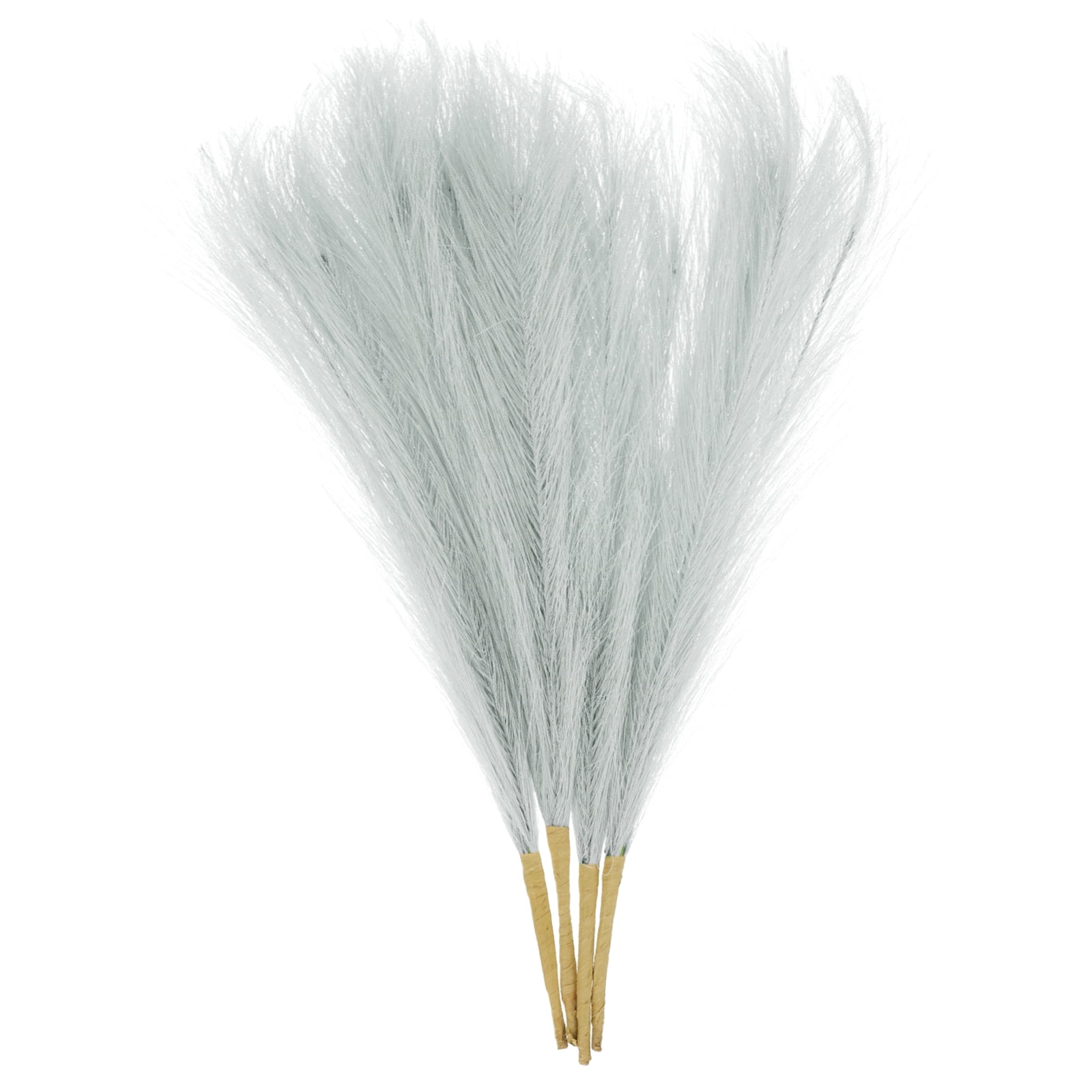 Unique Bargains Durable Faux Pampas Grass Artificial Fake Dried Grass Decor Gray