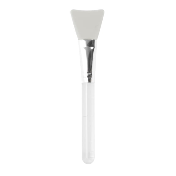 Unique Bargains Durable Flat Head Facial Mask Brush 1 Pc Gray