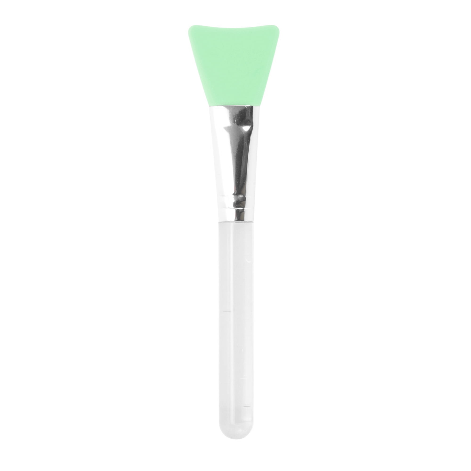 Unique Bargains Durable Flat Head Facial Mask Brush 1 Pc Green