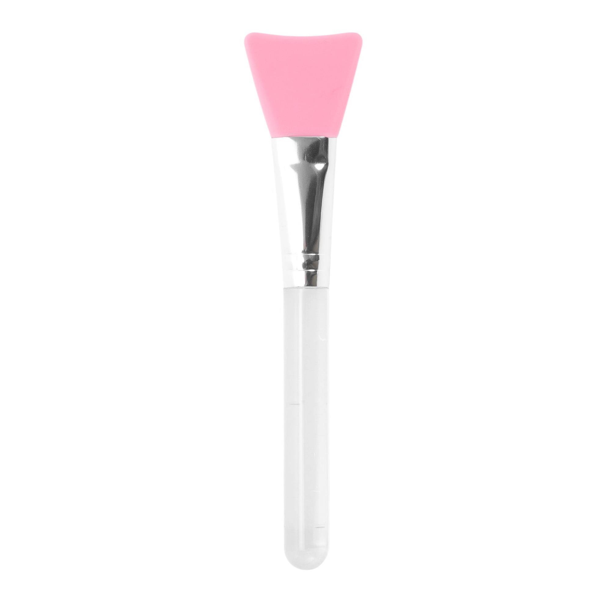 Unique Bargains Durable Flat Head Facial Mask Brush 1 Pc Pink