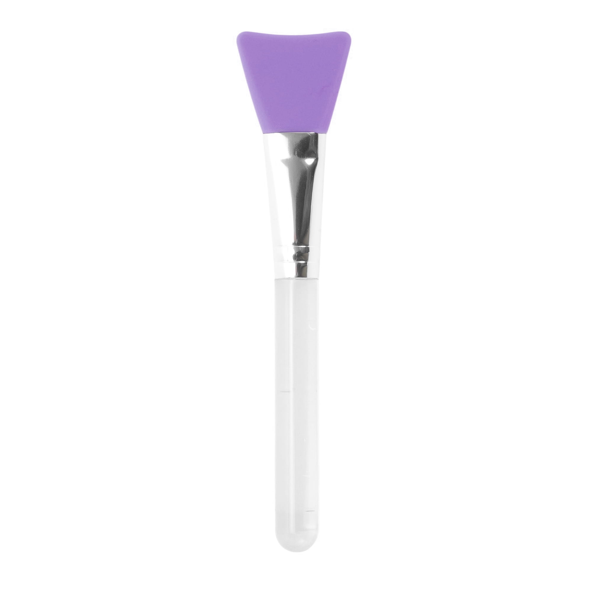 Unique Bargains Durable Flat Head Facial Mask Brush 1 Pc Purple