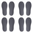 thumbnail image 1 of Unique Bargains Durable Footprint Sticker Shoes Floor Decal Sign Dark Gray 8x3", 1 of 6