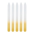 thumbnail image 1 of Unique Bargains Durable Glass Nail Files 5 Pcs Yellow, 1 of 6