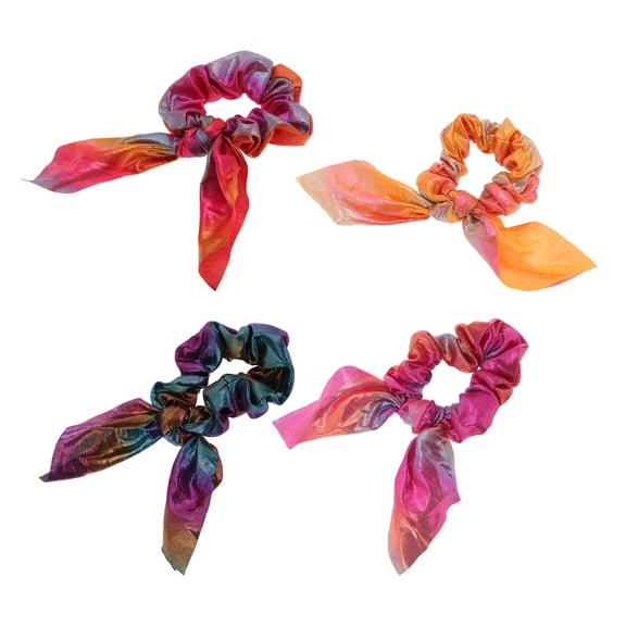 NOMADIC NOOK Durable Gradient Bronzing Hair Ties 4 Pcs