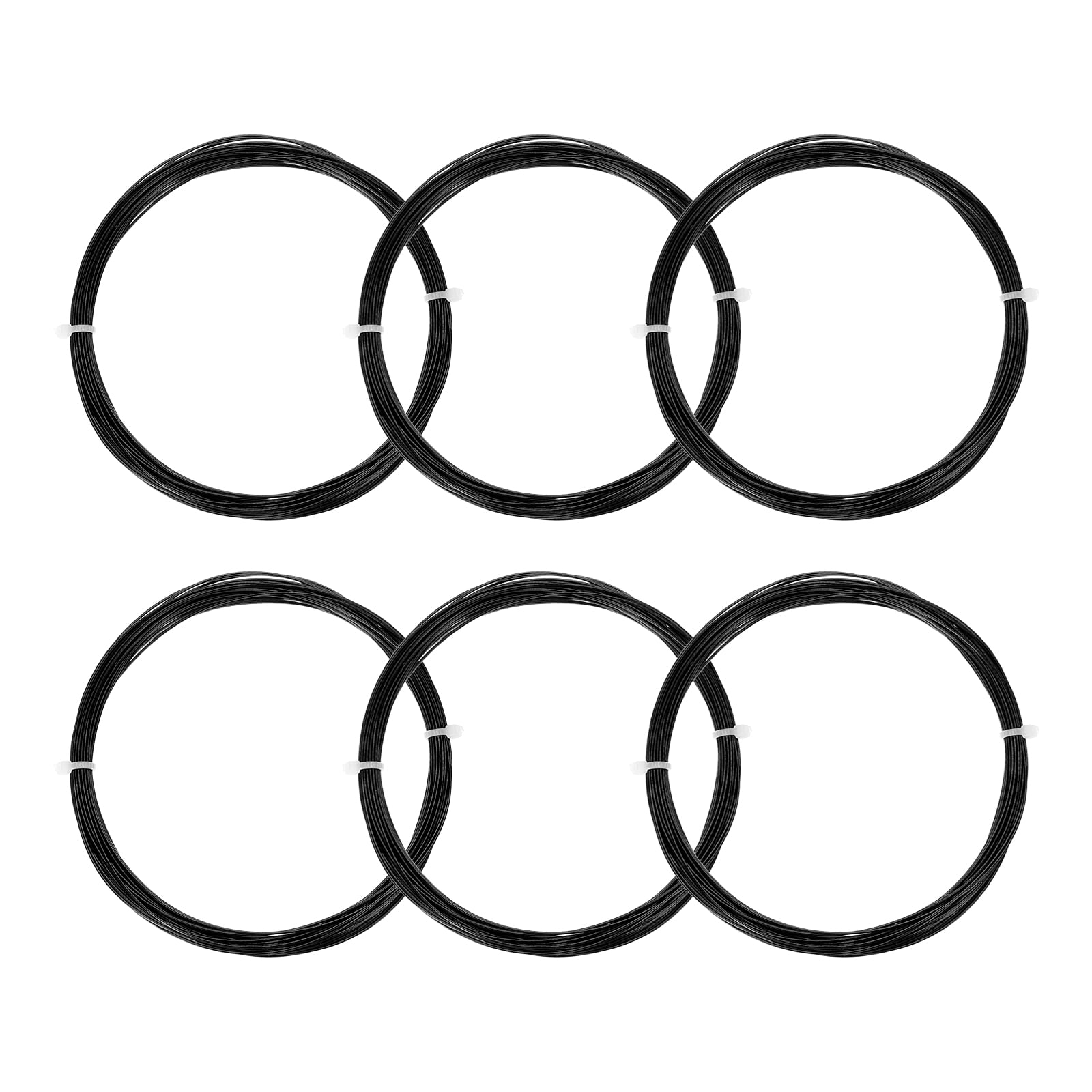 Unique Bargains Durable High Elastic Nylon Badminton Racket Racquet String Black