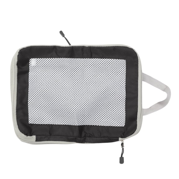 Unique Bargains Durable Mesh Packing Cube 1 Piece Black 9.84"x4.72"x12.99"