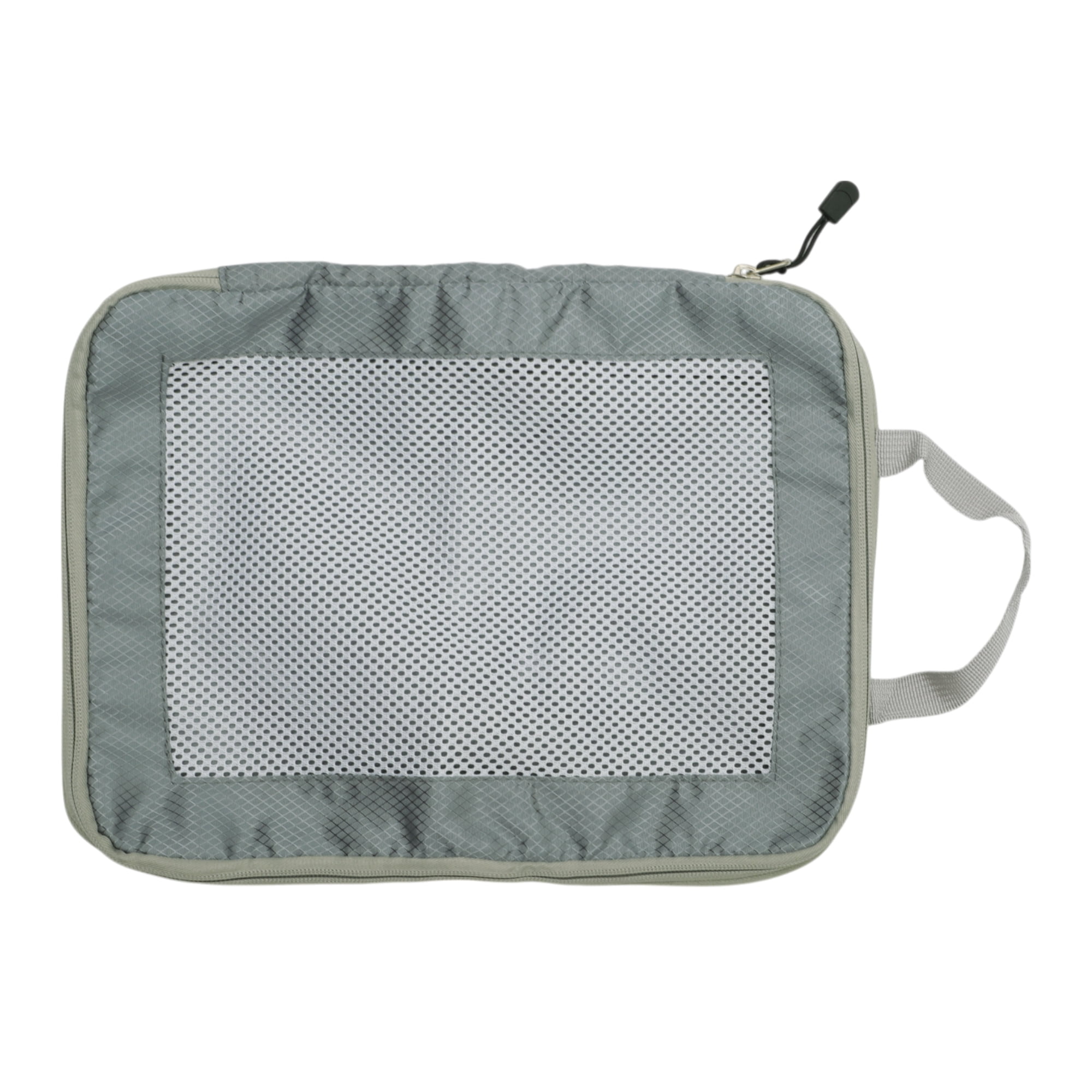 Unique Bargains Durable Mesh Packing Cube 1 Piece Gray 9.84"x4.72"x12.99"