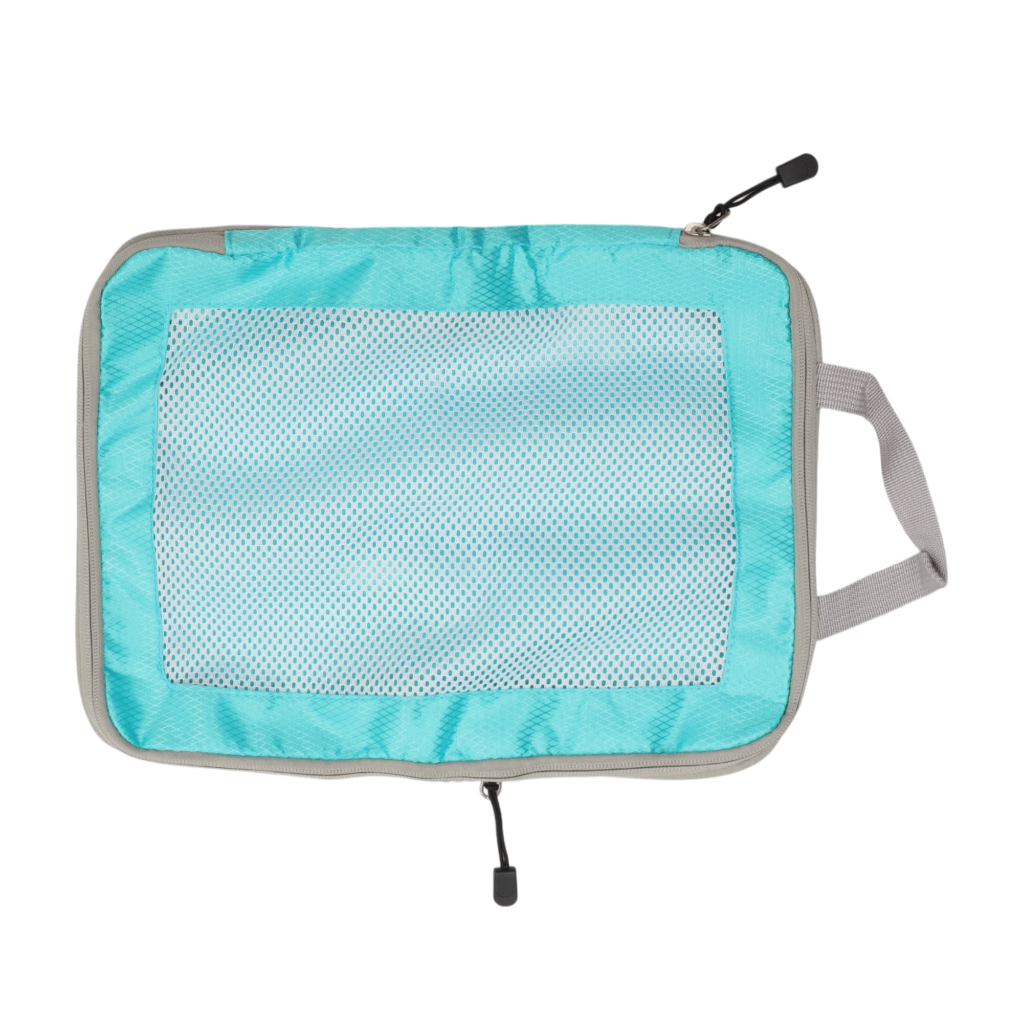 Unique Bargains Durable Mesh Packing Cube 1 Piece Sky Blue 11.81"x4.72"x14.96"