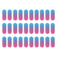 thumbnail image 1 of Unique Bargains Durable Mini Straight Sponge Nail Files 30 Pcs Red Blue Gradient, 1 of 6