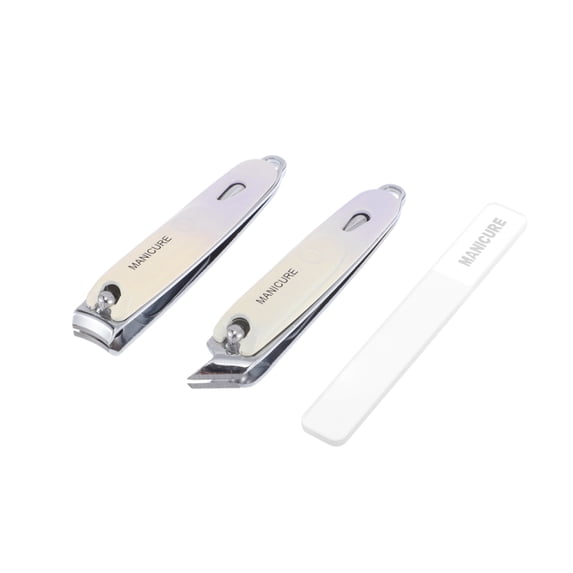 Unique Bargains Durable Nail Clippers 1 Set Purple