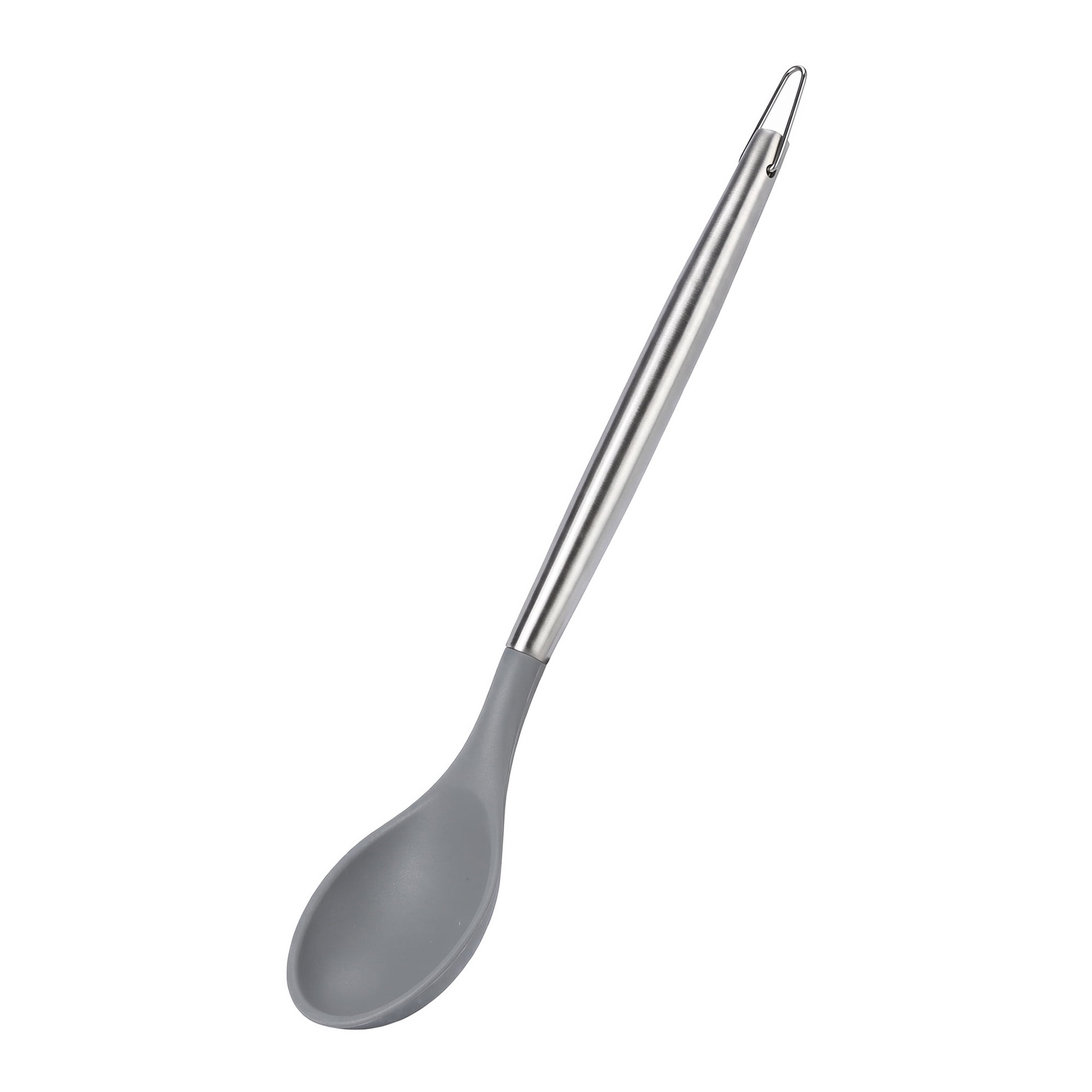 Unique Bargains Durable Non Stick Cookware Heat Resistant Silicone Spoon 13.6" x 2.8"